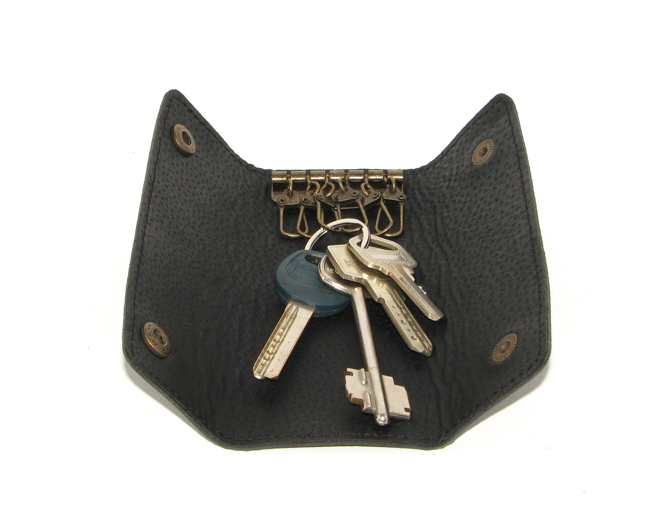 Шкіряна Ключниця DNK Leather Keys-L чорна Шкіряна Ключниця DNK Leather Keys-L чорна